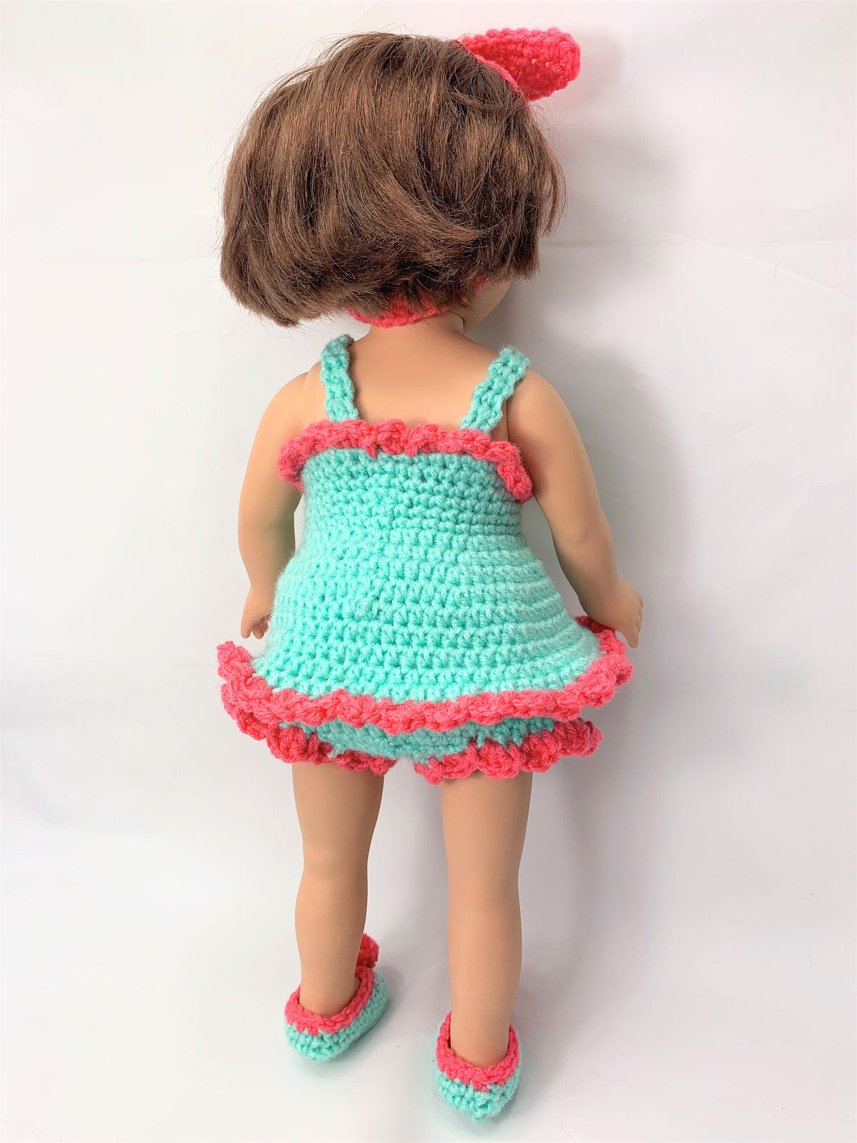 18" Doll Pajamas Crochet pattern, Doll clothes pattern, PDF baby doll pjs pattern, 18 inch doll clothes crochet patterns
