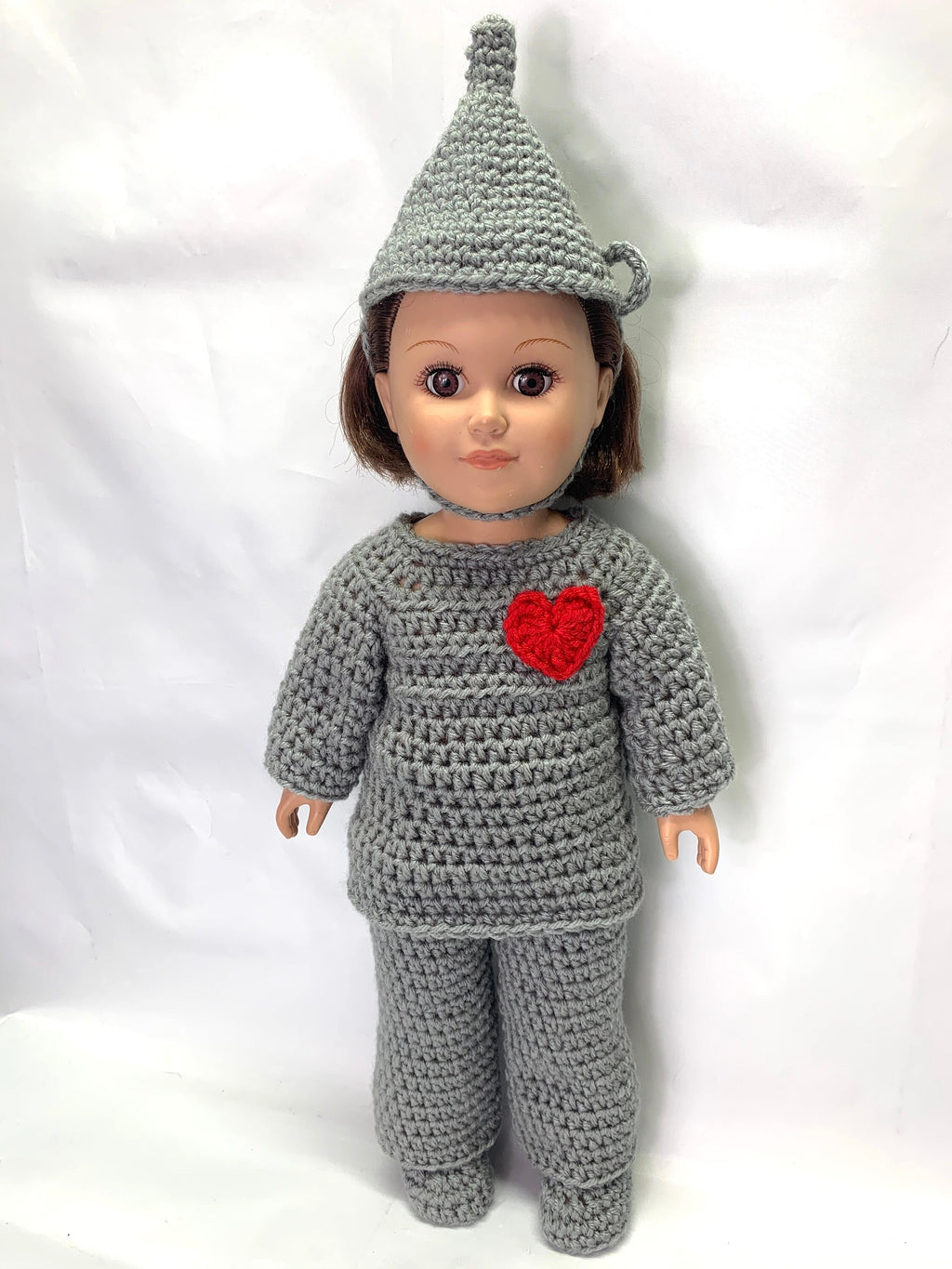 18" Doll Dorothy Crochet pattern, 18" Doll Lion crochet pattern, Halloween, 18 inch scarecrow crochet patterns, doll tinman crochet pattern