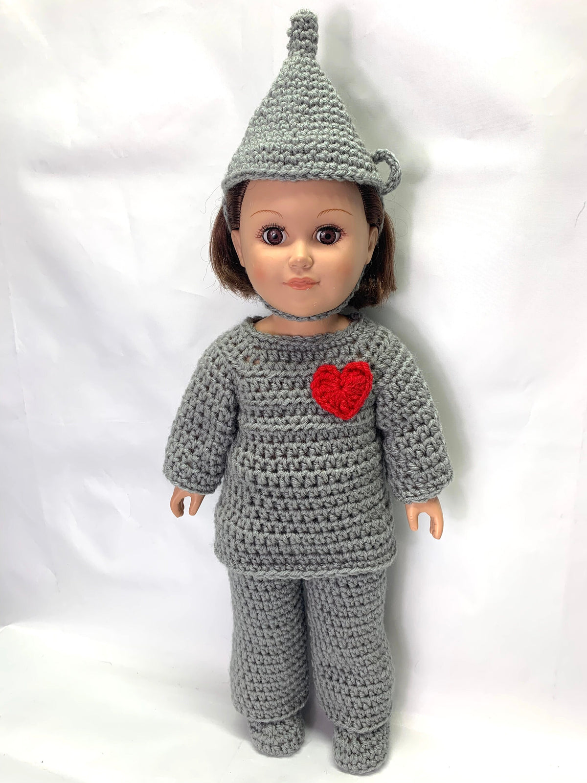 18" Doll Dorothy Crochet pattern, 18" Doll Lion crochet pattern, Halloween, 18 inch scarecrow crochet patterns, doll tinman crochet pattern