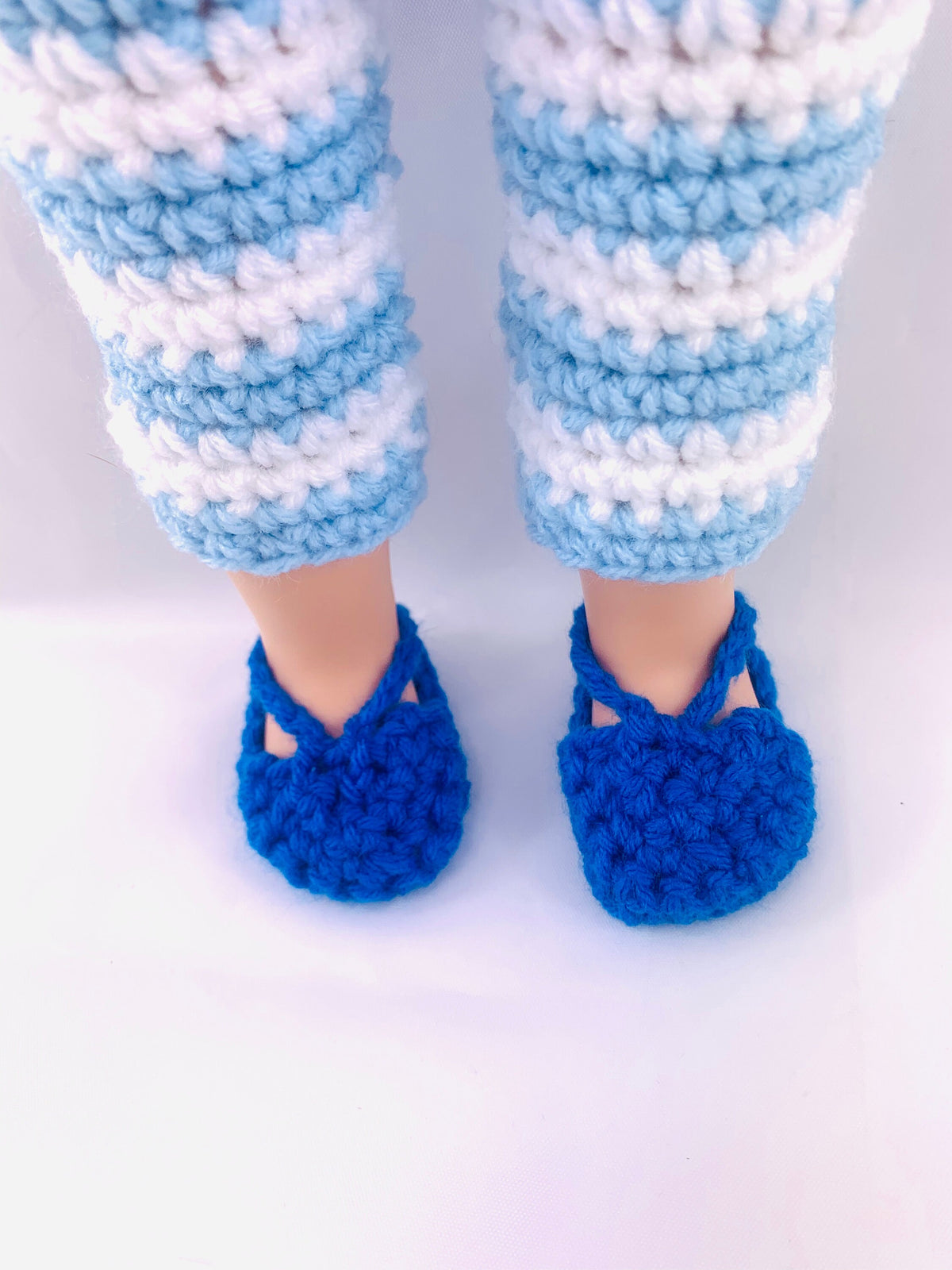 18" Doll Kinley Casual Pant Set Crochet pattern, 18 inch Doll cardigan crochet pattern, sandals, 18" doll shirt, doll shoes, doll leggings