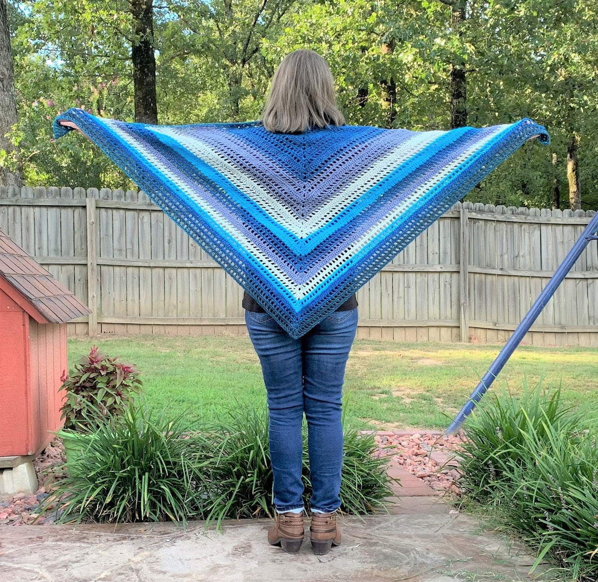 Shawl Crochet Pattern, Shawl Pattern, PDF pattern, pattern to crochet a shawl, women's shawl, Mermaid Shal