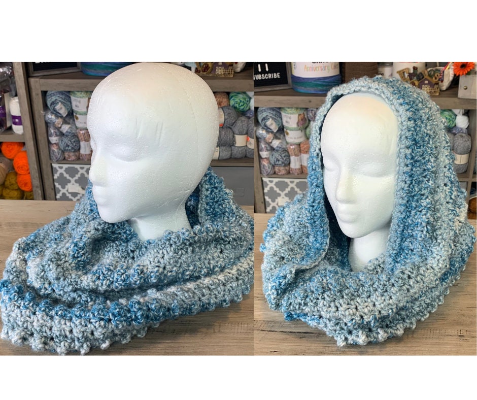 Cowl Crochet Pattern, Bulky Cowl Pattern, PDF pattern, The Jenny Lynn Collection, women's cowl, men's cowl