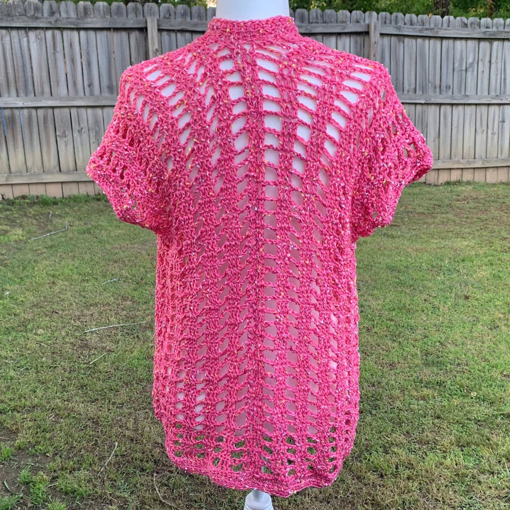Simple Summer Cardigan Crochet Pattern, PDF pattern, women's spring cardigan, swimsuit coverup,