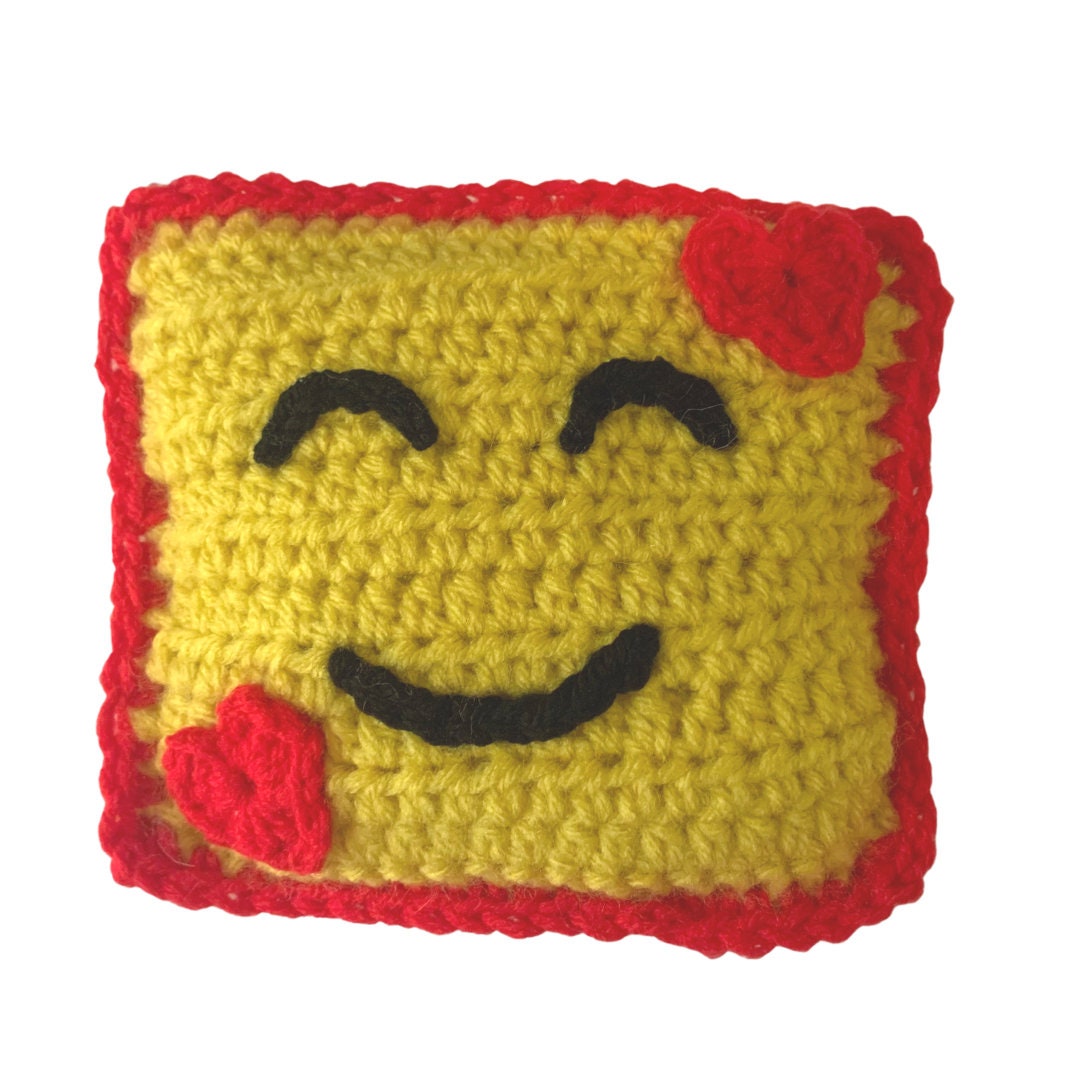 18" Doll Emoji Crochet Pattern, Pajamas crochet 18" doll clothes pattern, emoji crochet face pillow doll clothes pattern