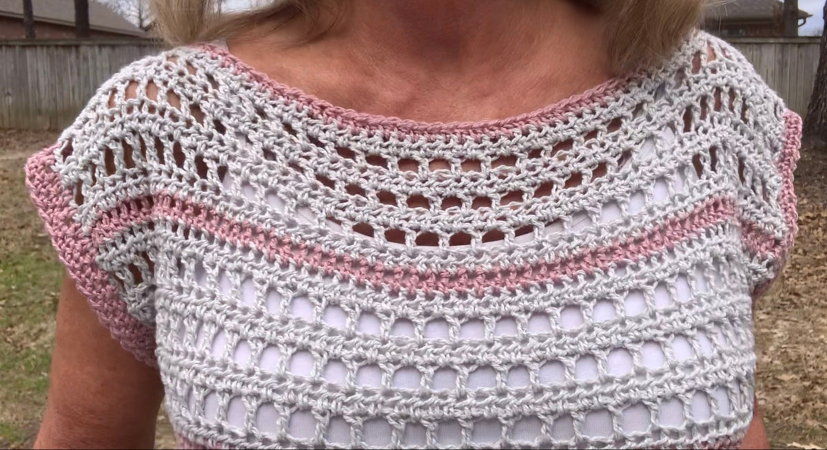 Crochet Summer Top Pattern, Spring, Beach cover up, Easy PDF pattern women teen young adult beginner fits all sizes, pullover