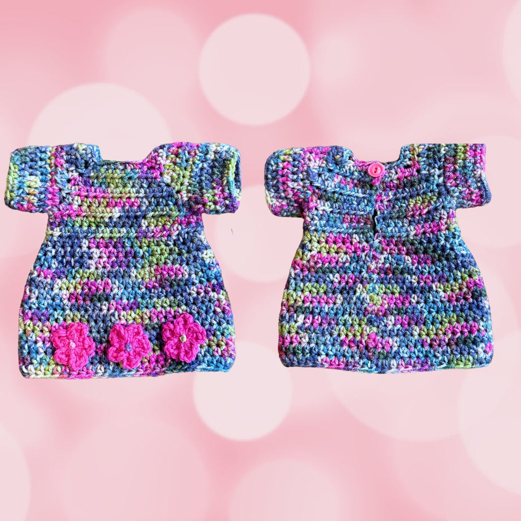 18" Doll Cute Dress, 18" doll Crochet PDF pattern, doll shoes pattern, crochet doll clothes pattern, crochet doll hat, easy crochet pattrn