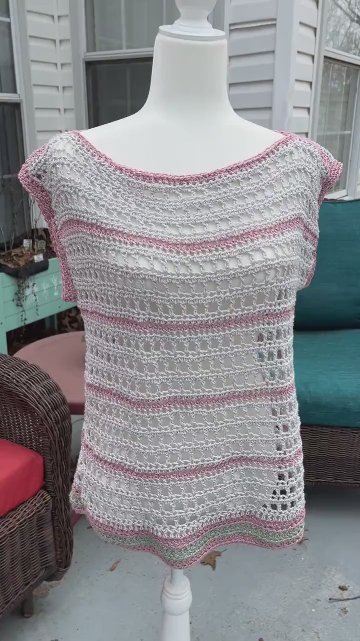 Crochet Summer Top - Digital Download Crochet PDF Pattern