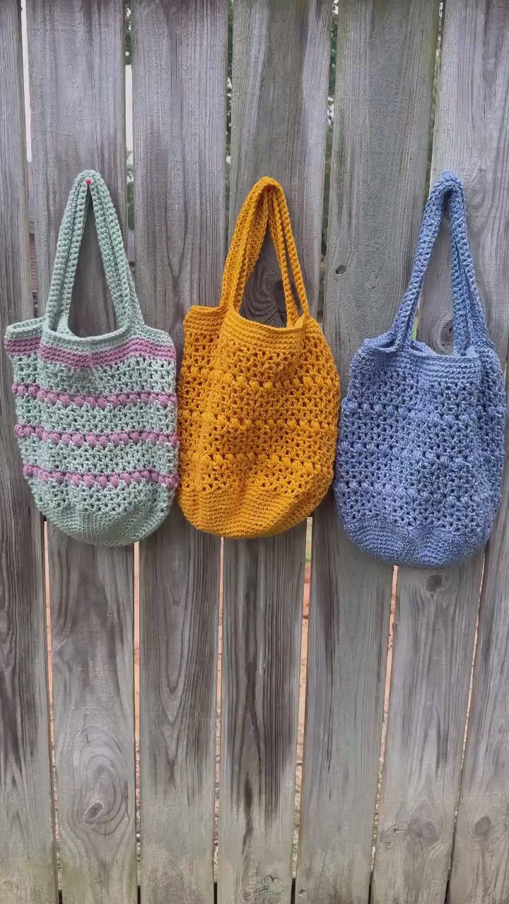 Crochet Market Bag - Digital Download Crochet PDF Pattern