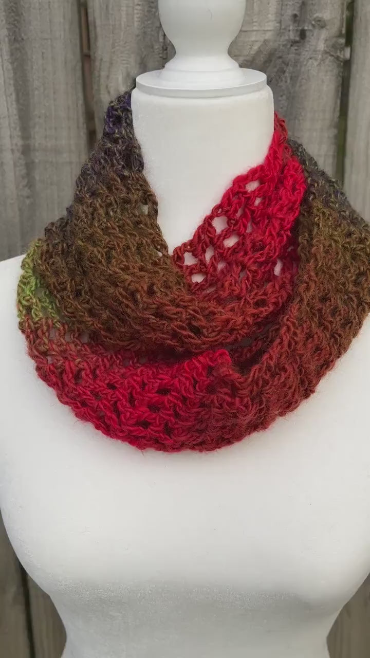 Infinity Cowl Scarf - Digital Download Crochet PDF Pattern
